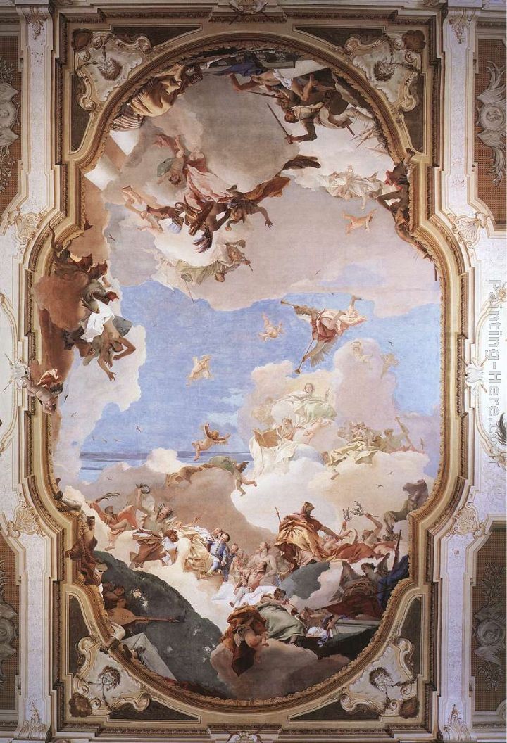 Giovanni Battista Tiepolo The Apotheosis of the Pisani Family